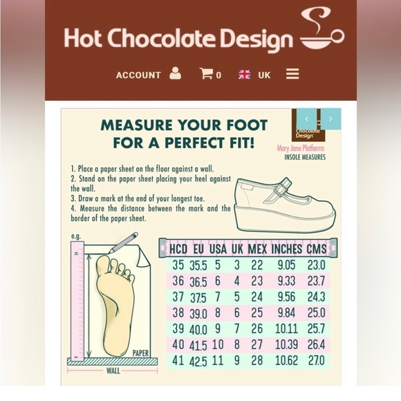 Chocolaticas hot chocolate design Kitsch Mary Jane platforms size 10 - Picture 4 of 5